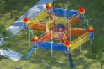 Modular Rope Climbing Play Structures