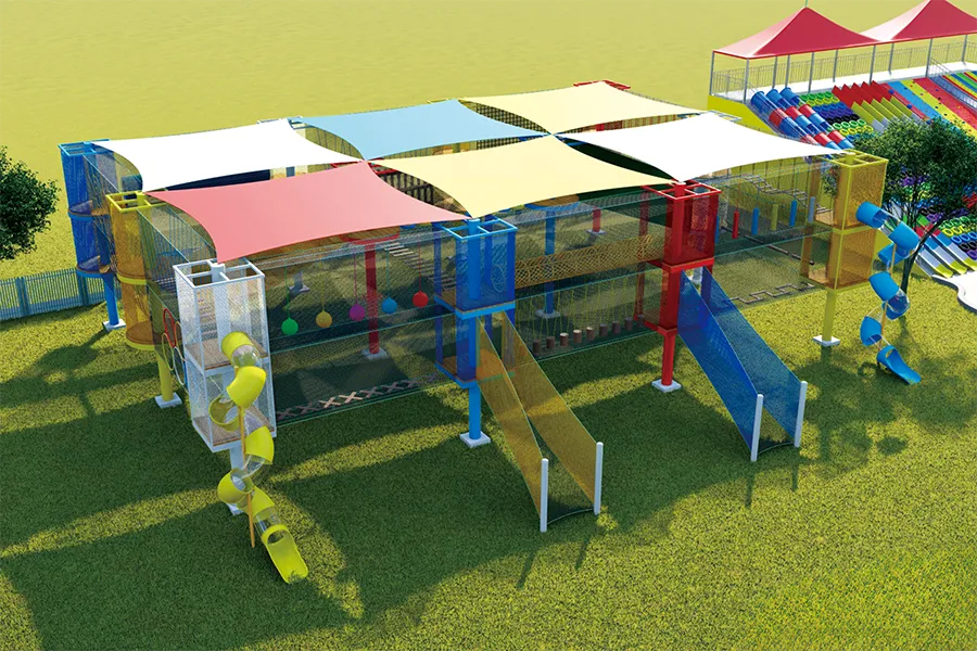 Matrix Rope Net Playground 3 Matrix Rope Net Playground outdoor 3D matrix net adventure structure