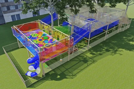 Rope-Net Adventure Playground